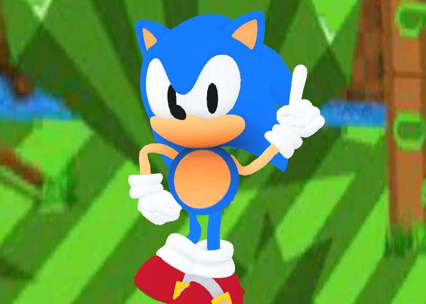 Classic Sonic Render by Peppermint08 on DeviantArt