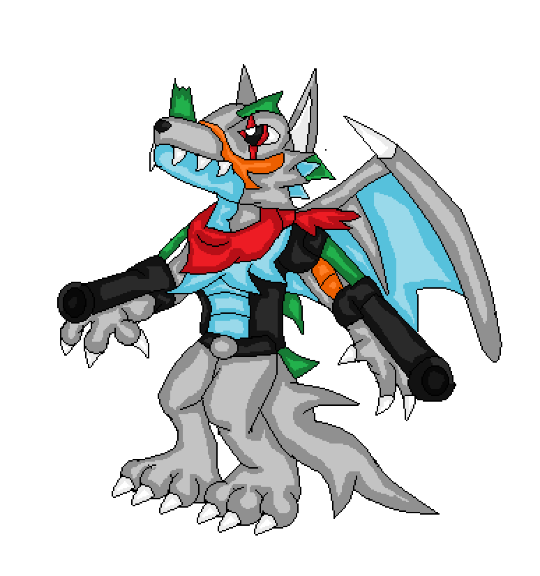 Custom Digimon - Armedcanidramon