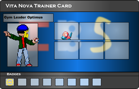 I.B.S Trainer Card - Optimus