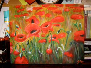 Poppies Painting