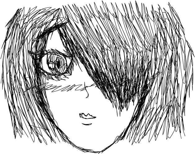 Uncolored Girl by Kaliignite on DeviantArt