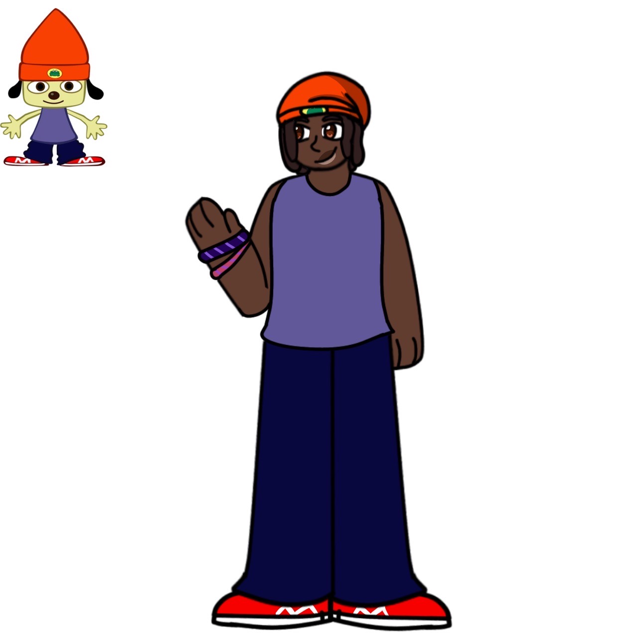 Parappa as human by KittyMedic on DeviantArt