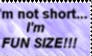 I'm NOT short...