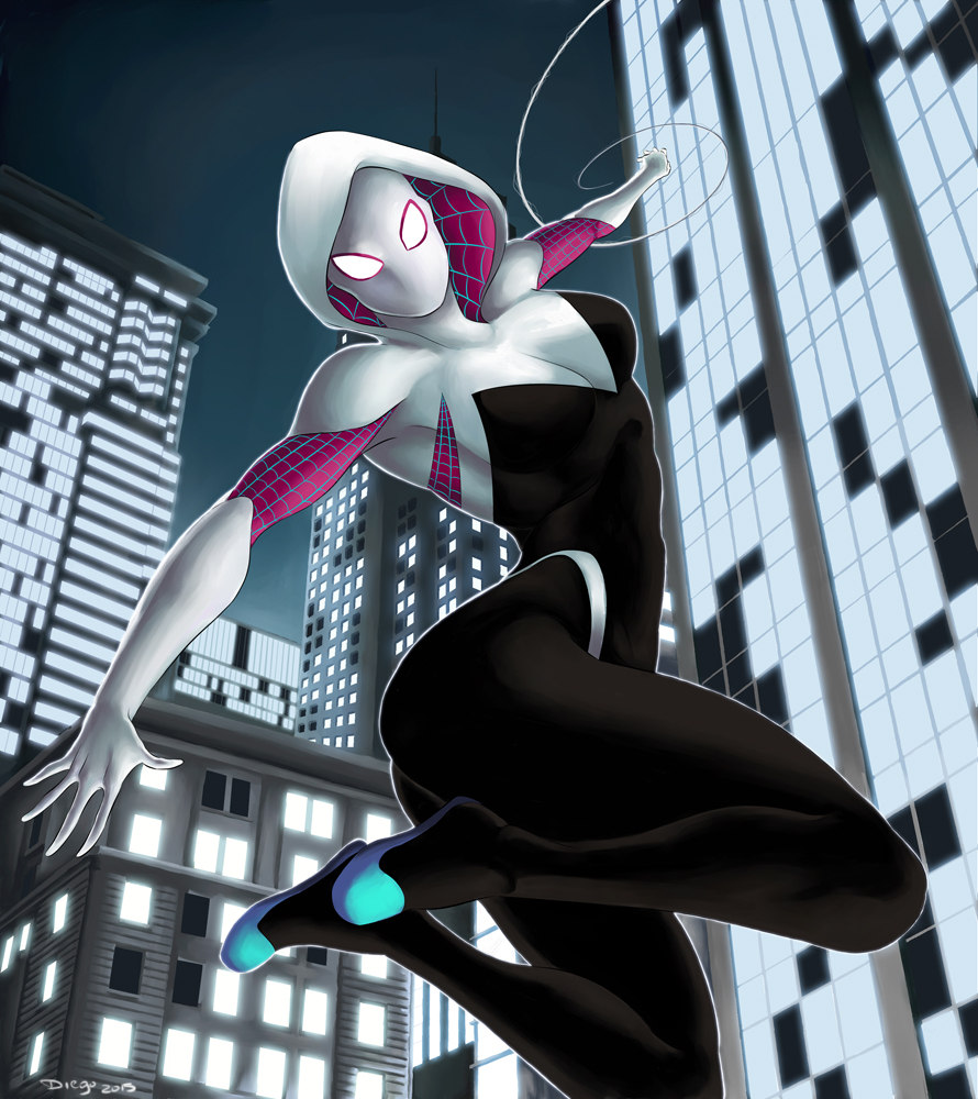 Spider Gwen Draw Hot Related Keywords & Suggestions - Spider