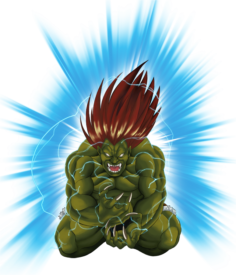 STREET FIGHTER 'Blanka Electric Thunder' enamel pin badge