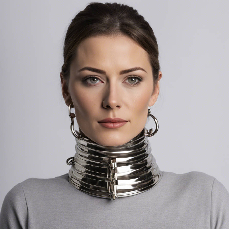 Woman Postu Female Wearing Locked Fitted Stainless Steel Postu by paubro2 on DeviantArt