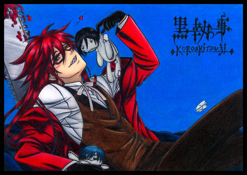 Grell have fun with his dolls