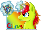 [MLP] Citrus Papyrus (stamp)