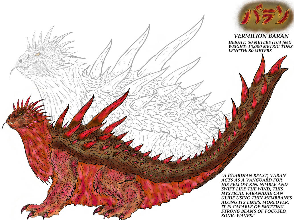 Vermillion Baran (Varan) by PrimalMatt97 on DeviantArt