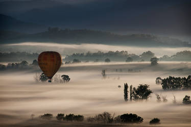 Ballooning In The Mist