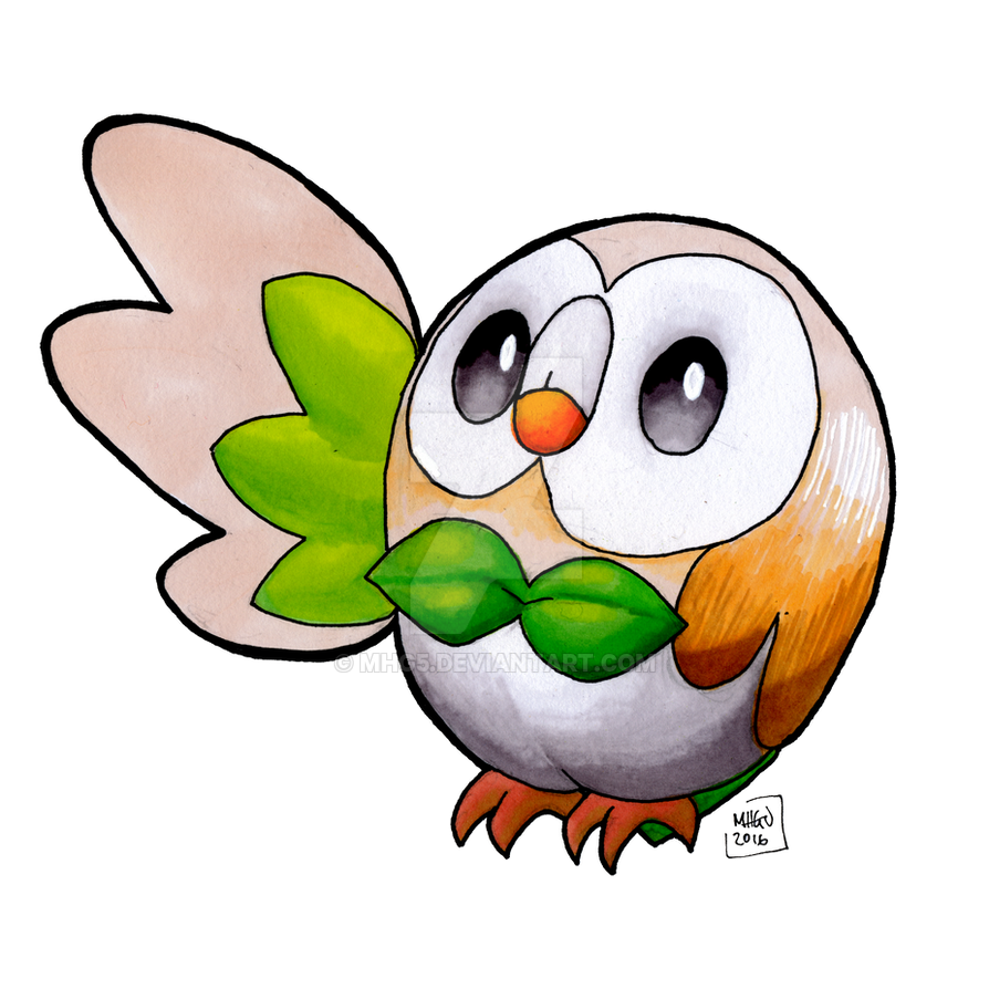 Rowlet by MHG5 on DeviantArt