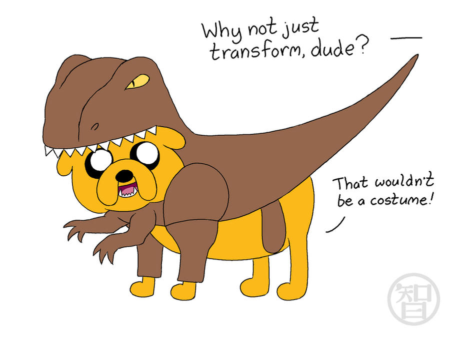 Jake Raptor Jake in a raptor costume by Kairu-Hakubi on DeviantArt