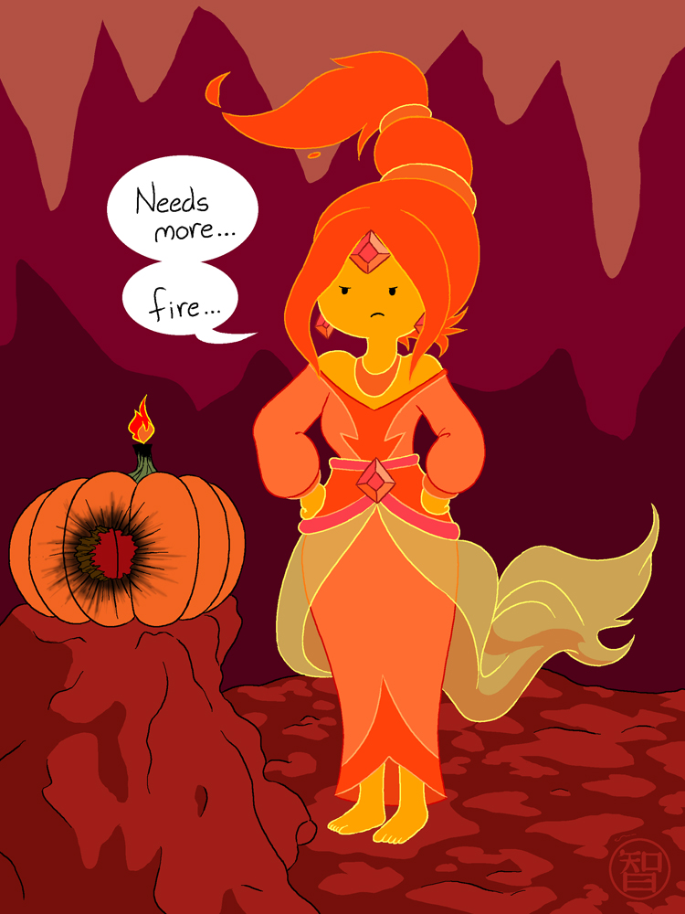 Pumpkin Time - Flame Princess