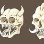 Goblin and Troll Skulls