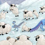 December Sheep featuring Bonus Dragons