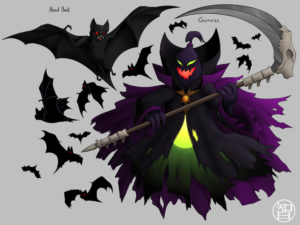 Zeldamon - Bad Bat and Gomess by Kairu-Hakubi on DeviantArt