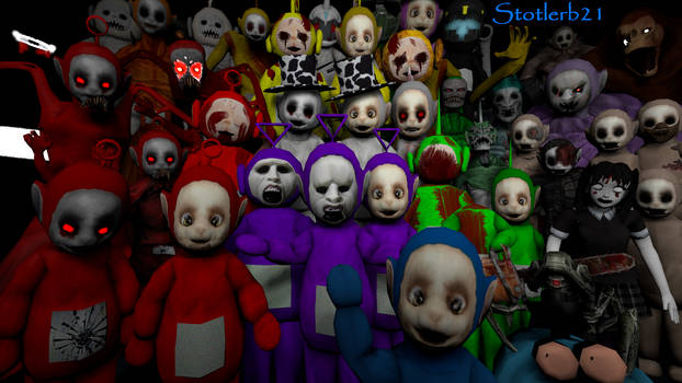 Slendytubbies 2d but if my friend @BartonVR dies or collects all the c