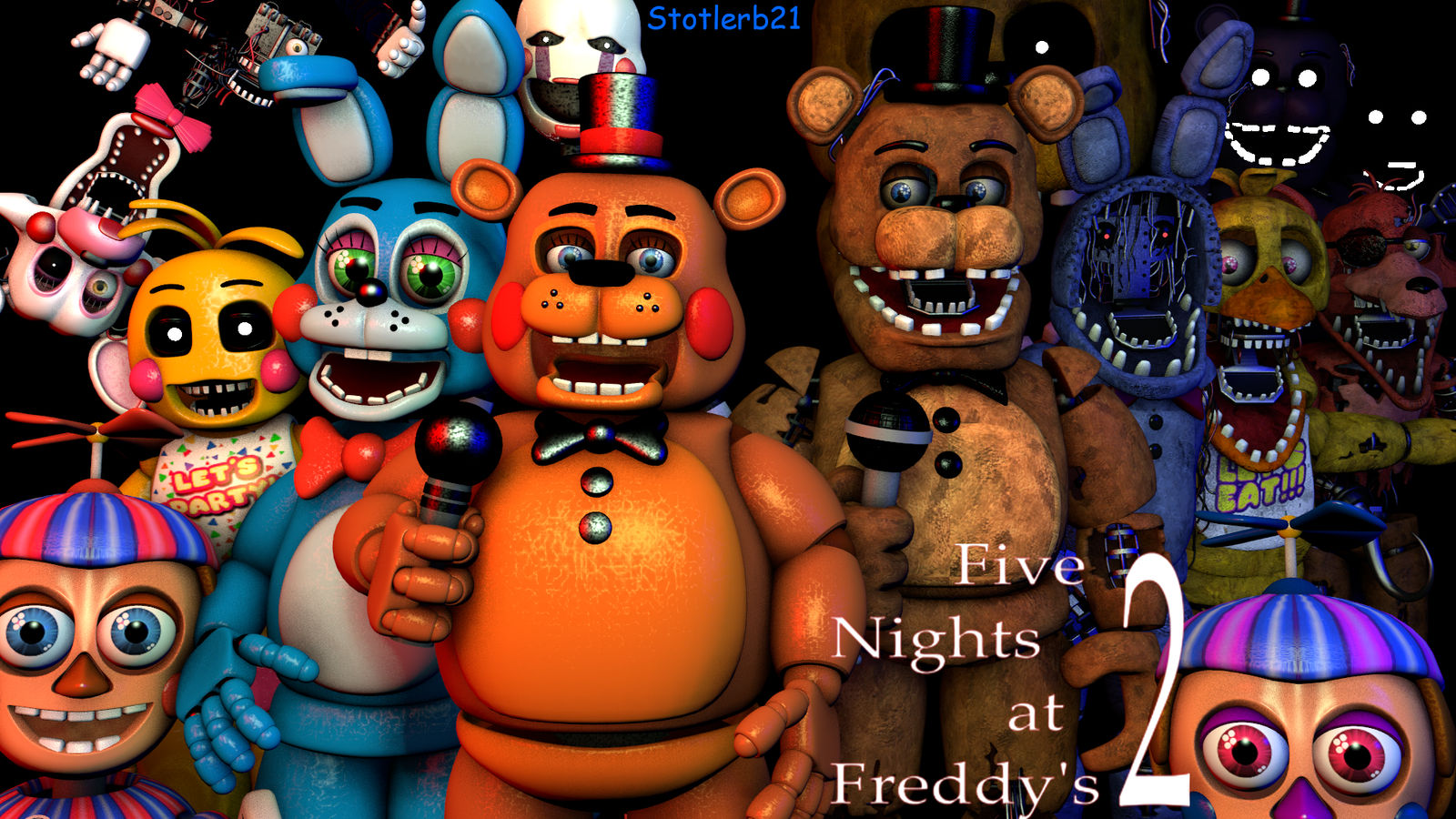 Five Nights at Freddy's2 by gatanii69 on DeviantArt
