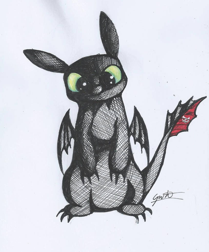 Curious Toothless by Gotashi-Chan on DeviantArt