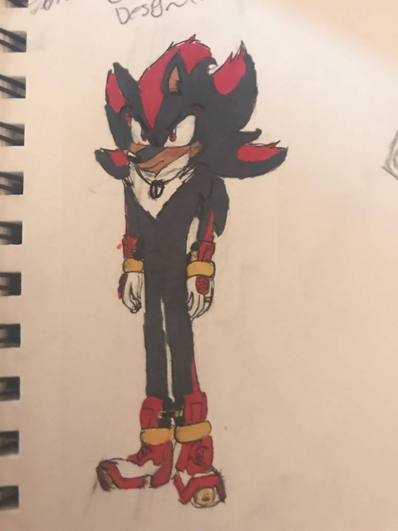 older Shadow design (20 years) by SilverH3dgehogGaming on DeviantArt