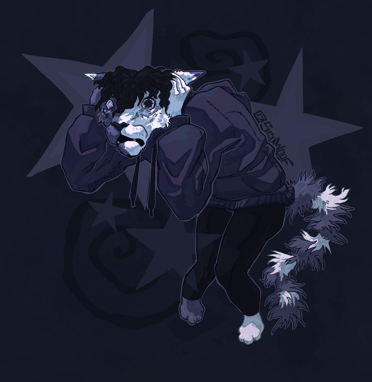 Scaredy cat by seawwoof on DeviantArt