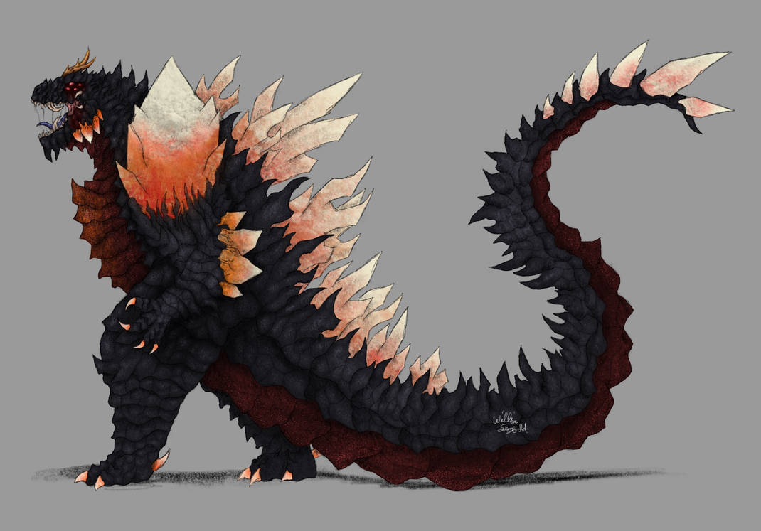 The Tyrannical Space Ruler, SpaceGodzilla by NUTZY12 on DeviantArt