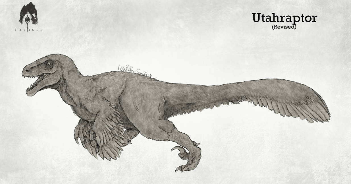The Isle: Revised #7 - Utahraptor (Feathered) by NUTZY12 on DeviantArt