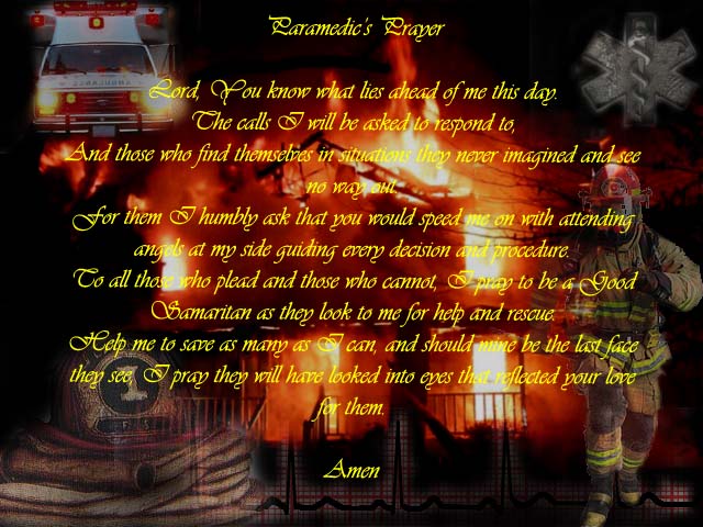 Paramedic's Prayer