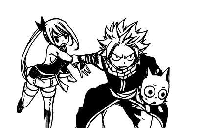 Fairy Tail - Manga Cap// Nalu and Happy