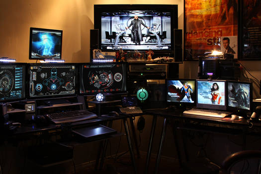 Tony Stark Inspired Man Cave