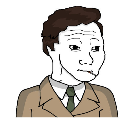 Traumatized wojak by Gamersplash on DeviantArt