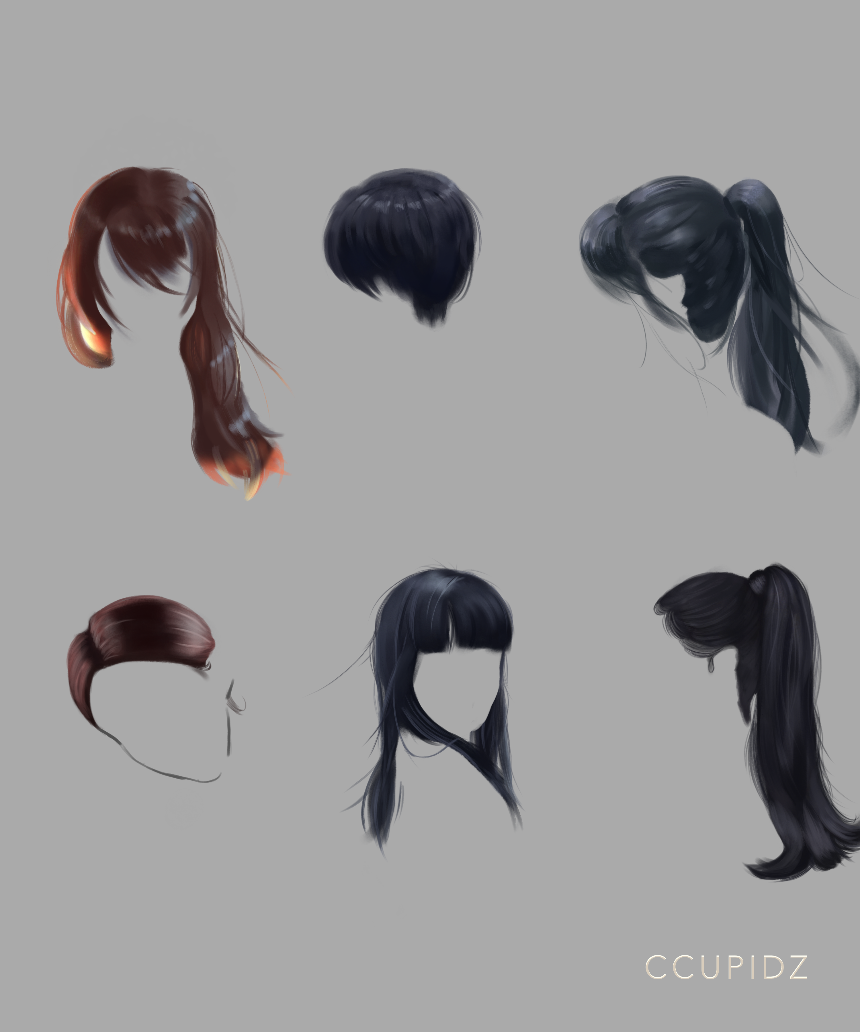 Hair/style study by CupidsArts on DeviantArt Hair/style study by CupidsArts on DeviantArt