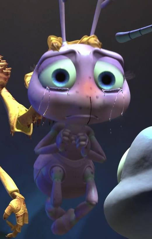 Dot (Bloody and Crying Version A Bug's Life) by GirlGraphxs on DeviantArt