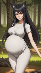 Pregnant Foxgirl - Olive (Alt)