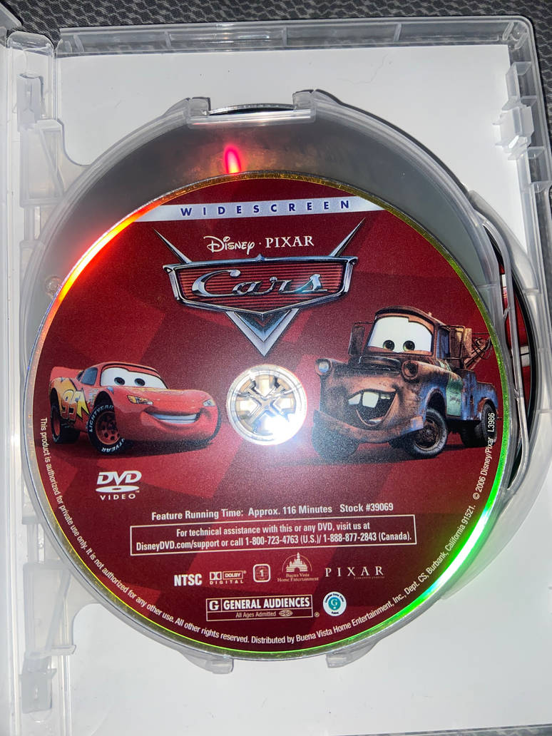 Cars 2006 DVD (Disc) by LS608-Germany533 on DeviantArt