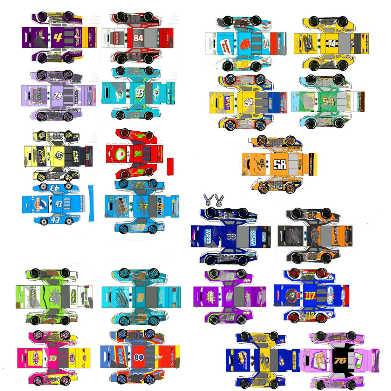 Cars damaged racers by jereimyl on DeviantArt