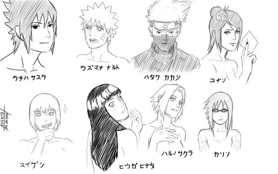 Naruto Shippuden Sketcheees