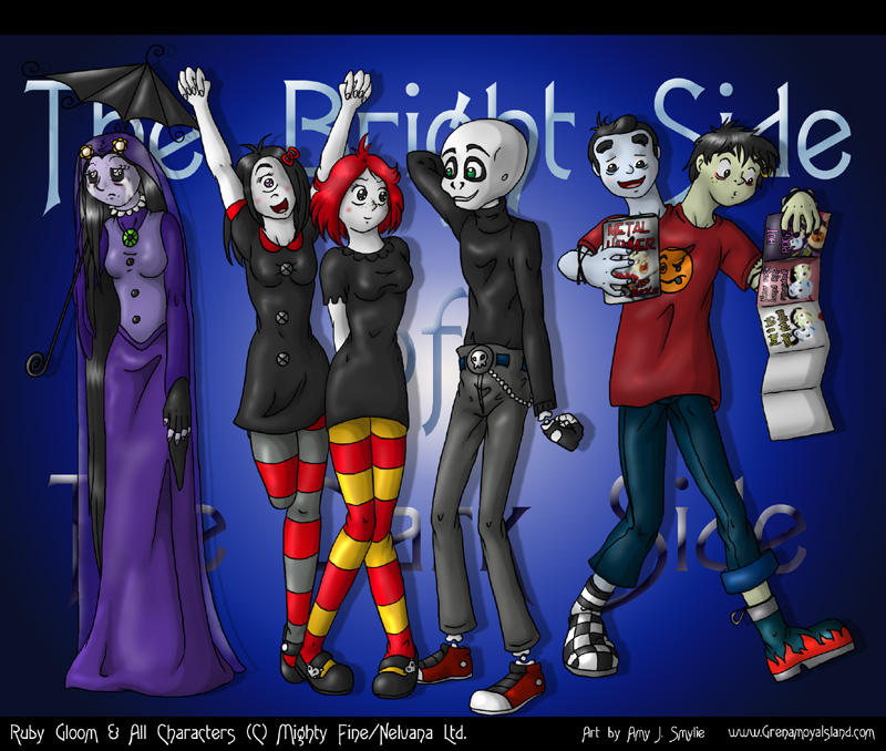 Ruby Gloom Character Lineup by AmyJSmylie on DeviantArt