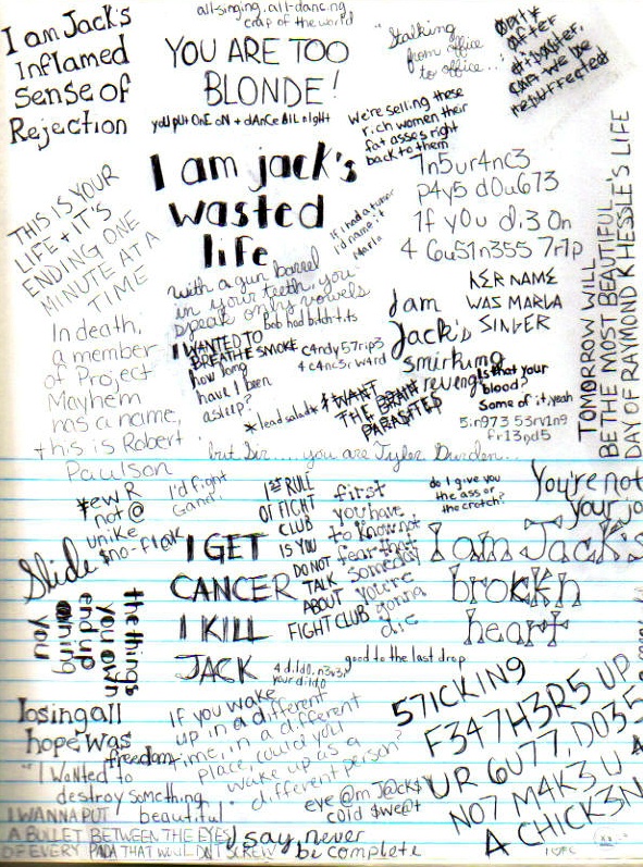 Fight Club Quotes By Inuyoukai Chan On Deviantart