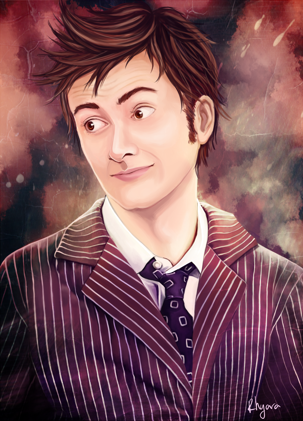 The 10th Doctor+texture