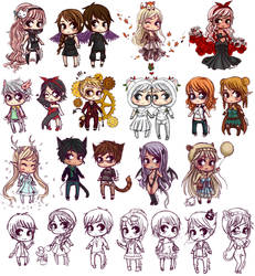 Gaia Commission Chibi Dump