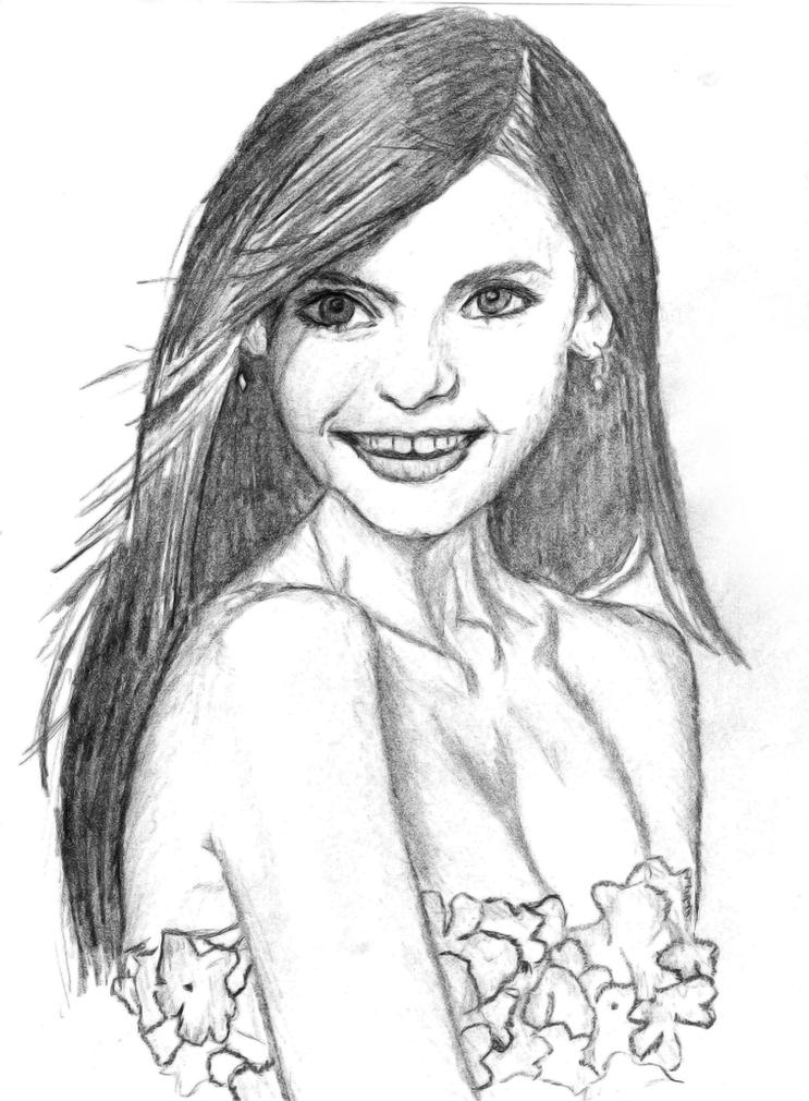 Nina Dobrev Drawing 4 By Jonascale On Deviantart
