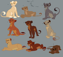 Lion King Cub adoptables-POINTS OR MONEY-