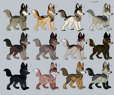 Wolf or fox adoptables -POINTS AND PRICE REDUCED-