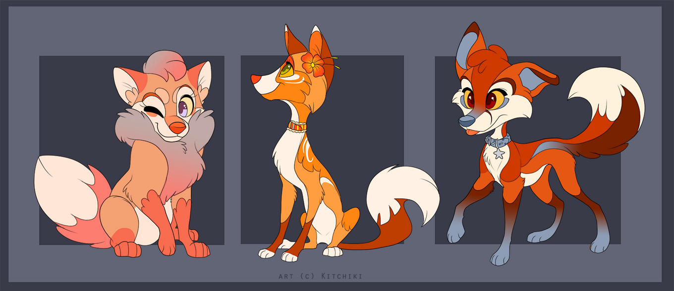 Fox Adaptables Unique Fox Adoptables -Sold Out- by Kitchiki on DeviantArt