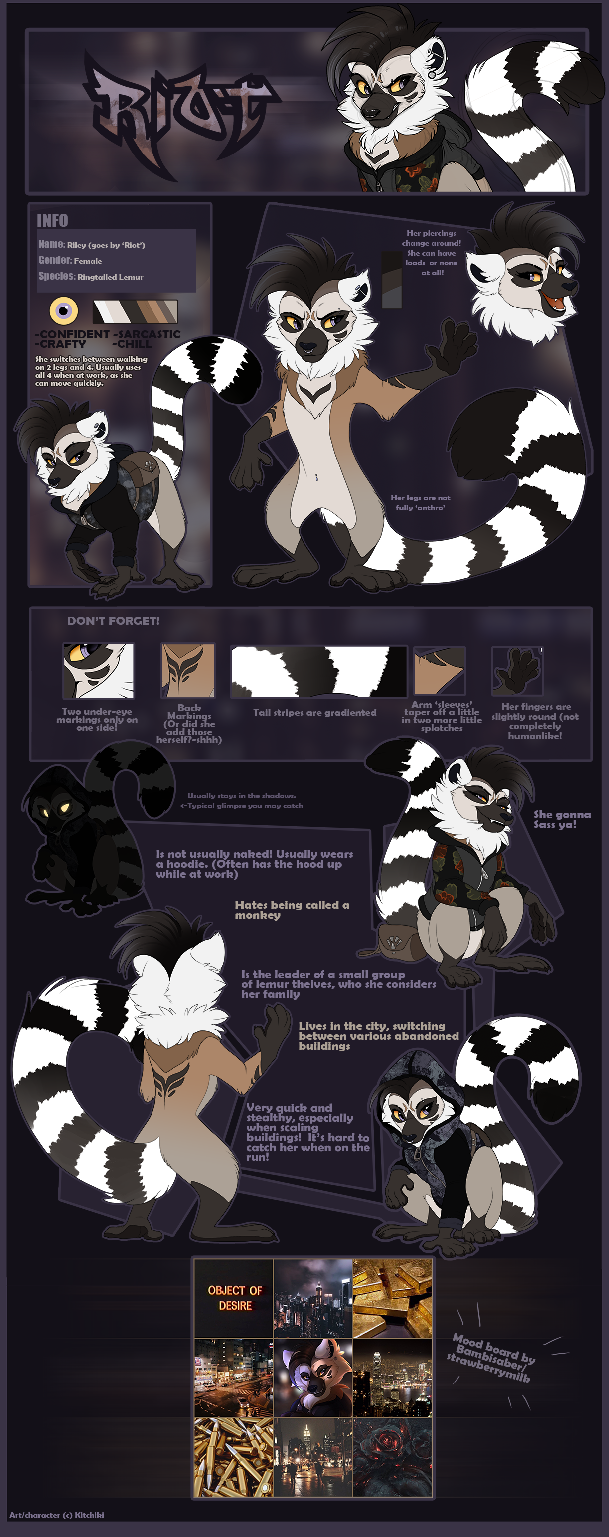 Riley 'Riot' Reference Sheet 2018 by Kitchiki