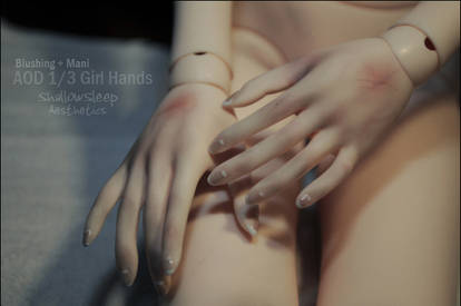 Blushing+Mani: AOD 1/3 Girl Hands