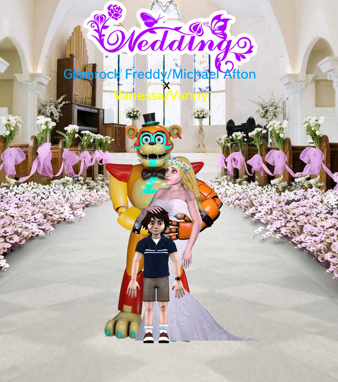 glamrock freddy and vanessa wedding by rurerozarate on DeviantArt