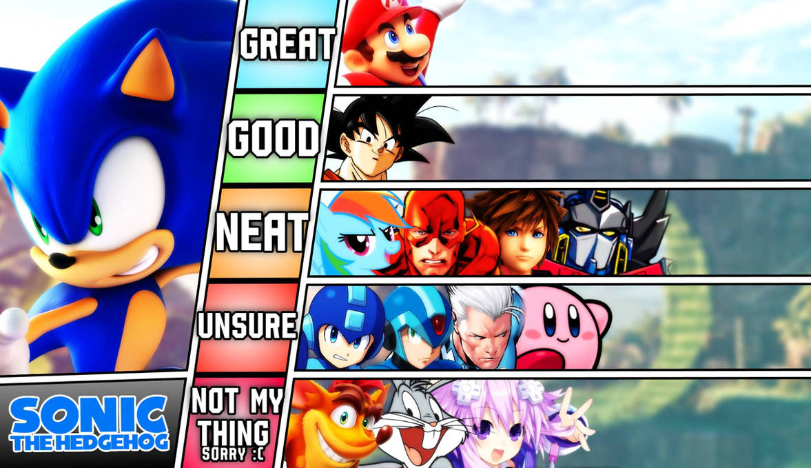 Sonic Matchup Tier List by LandonTalksALot on DeviantArt