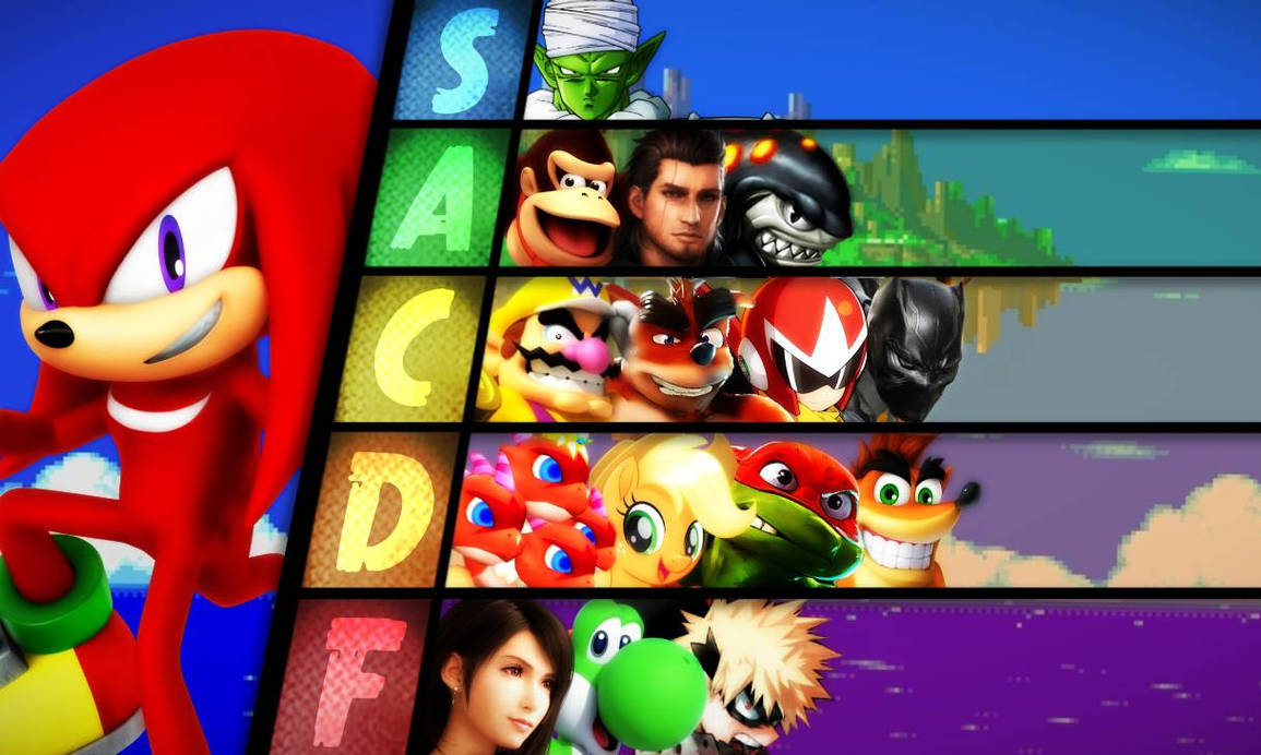 Knuckles Matching Knuckles Matchup Tier List by LandonTalksALot on DeviantArt